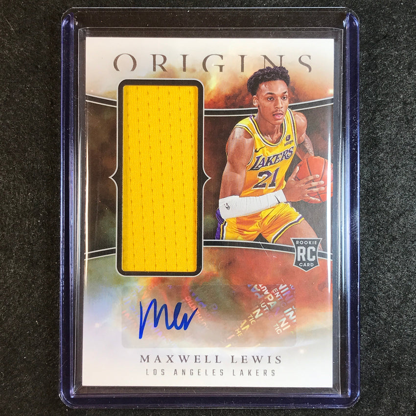 2023-24 Origins MAXWELL LEWIS Rookie Jersey Auto Base #MAX