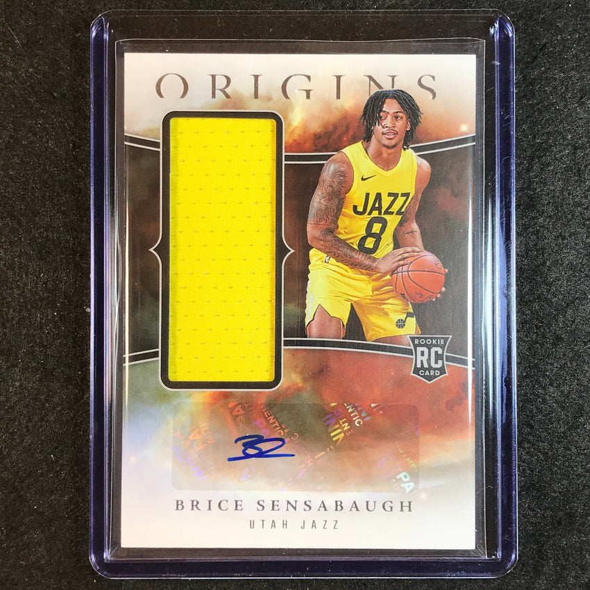 2023-24 Origins BRICE SENSABAUGH Rookie Jersey Auto Base No. SEN