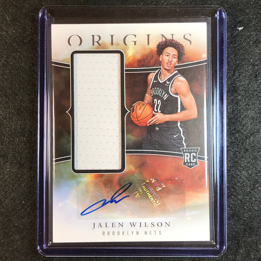 2023-24 Origins JALEN WILSON Rookie Jersey Auto Base #WIL
