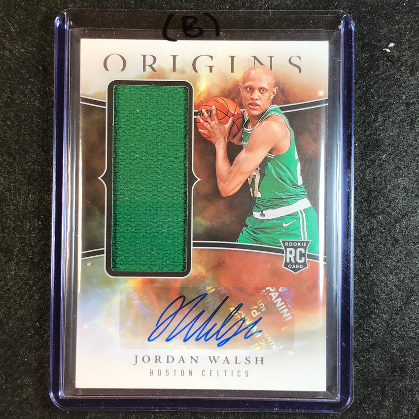 2023-24 Origins JORDAN WALSH Rookie Jersey Auto Base #JOR (B)