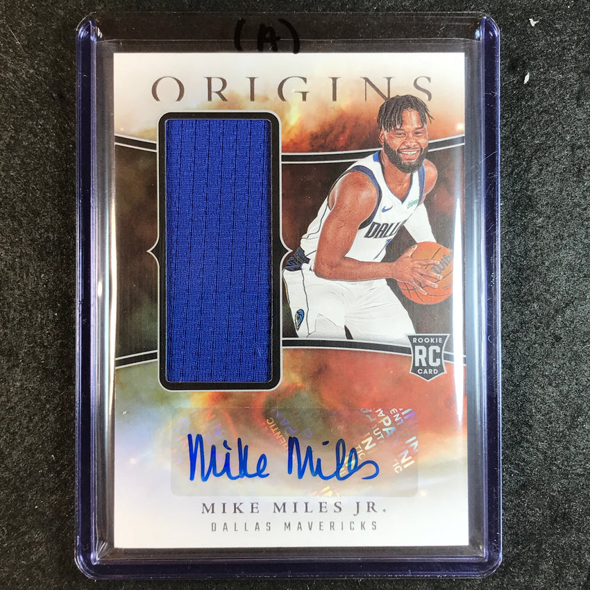 2023-24 Origins MIKE MILES JR. Rookie Jersey Auto Base #MMJ (A)