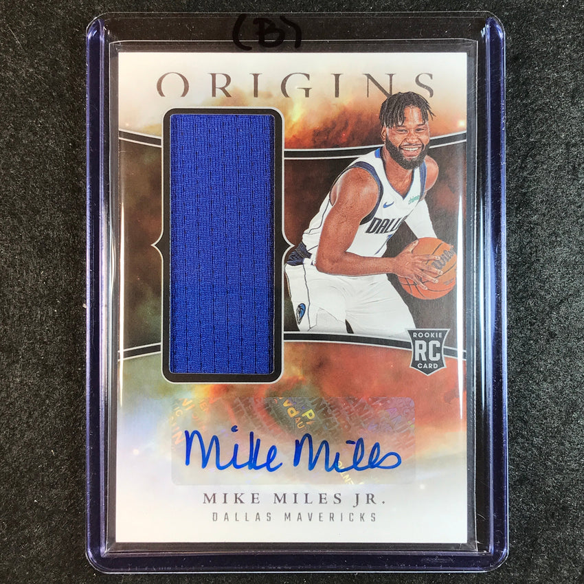 2023-24 Origins MIKE MILES JR. Rookie Jersey Auto Base #MMJ (B)