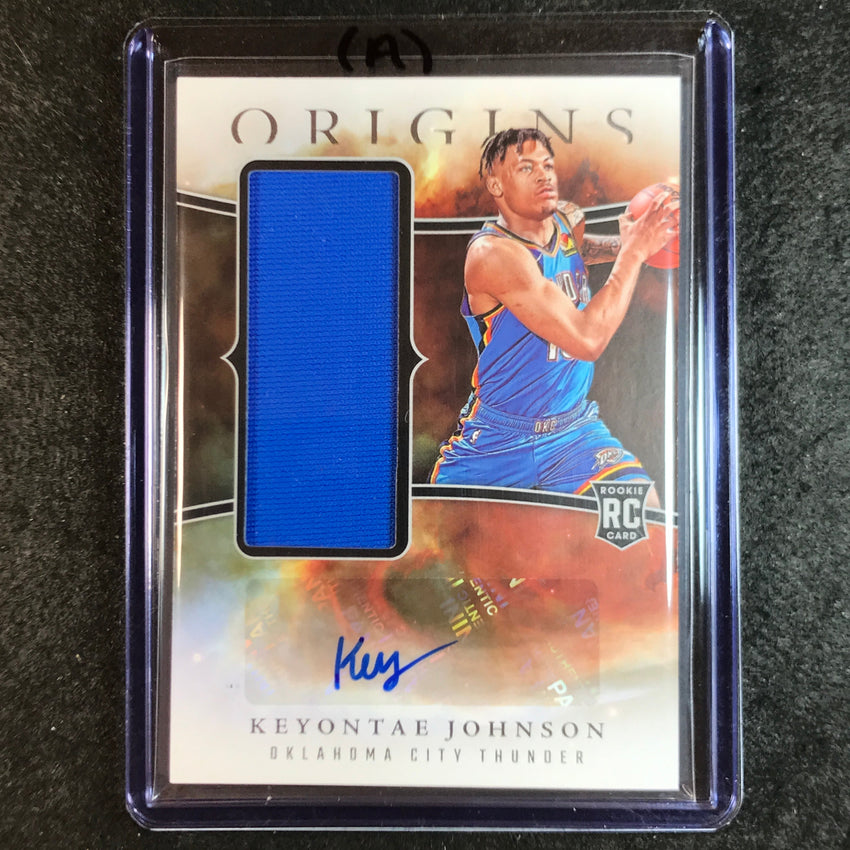 2023-24 Origins KEYONTAE JOHNSON Rookie Jersey Auto Base #TAE (A)