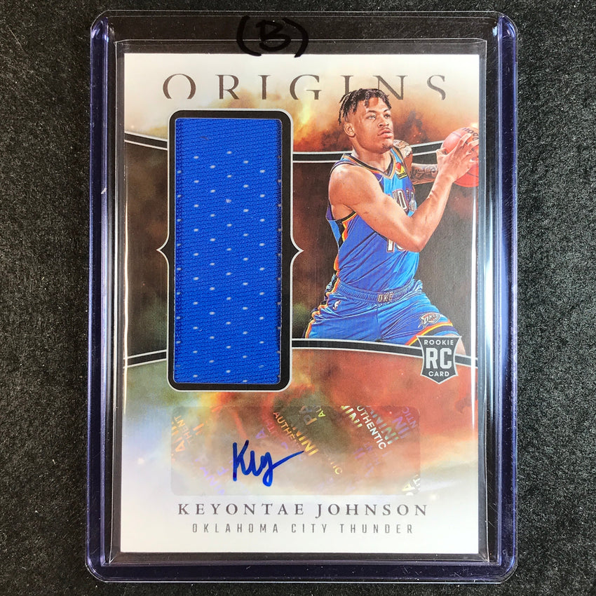 2023-24 Origins KEYONTAE JOHNSON Rookie Jersey Auto Base #TAE (B)