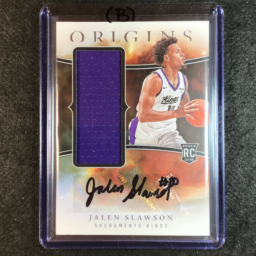 2023-24 Origins JALEN SLAWSON Rookie Jersey Auto Base #SLA (B)