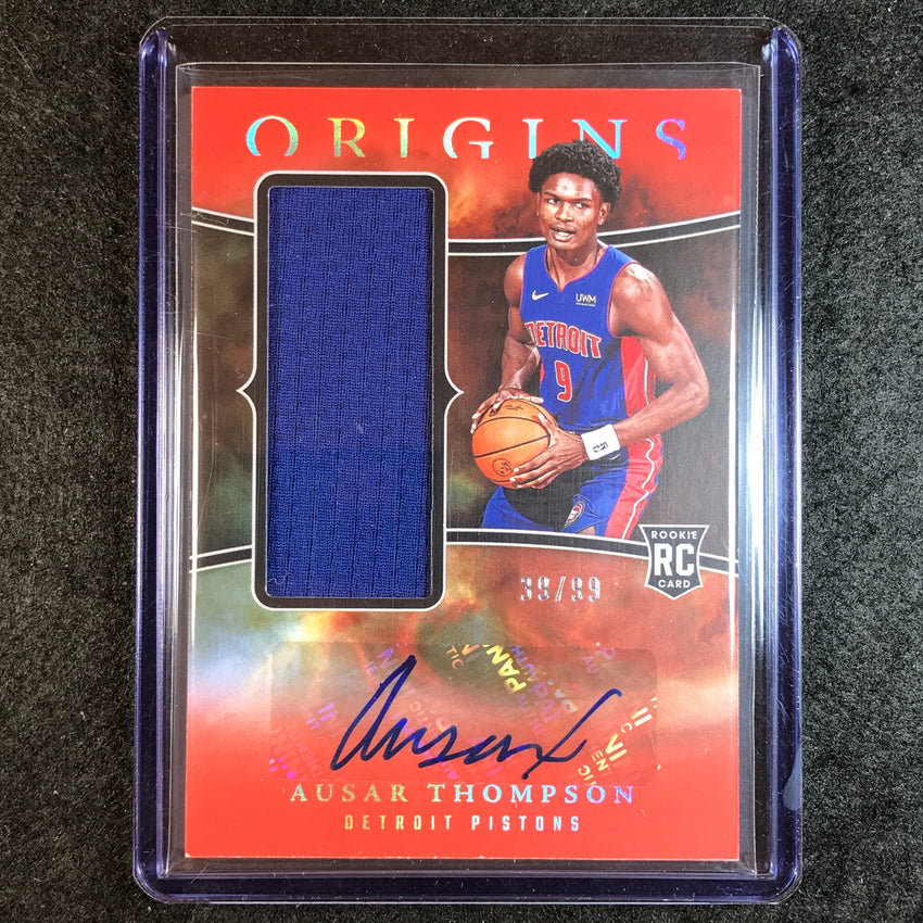 2023-24 Origins AUSAR THOMPSON Rookie Jersey Auto Red 39/99
