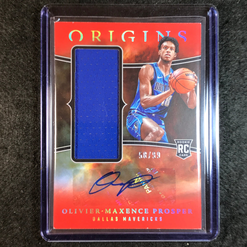 2023-24 Origins OLIVIER-MAXENCE PROSPER Rookie Jersey Auto Red 58/99