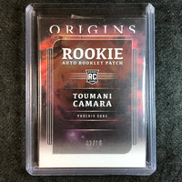 2023-24 Origins TOUMANI CAMARA Rookie Auto Booklet Patch 2/10