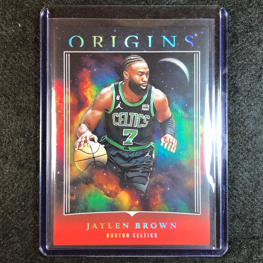 2023-24 Origins JAYLEN BROWN Base Red No. 3