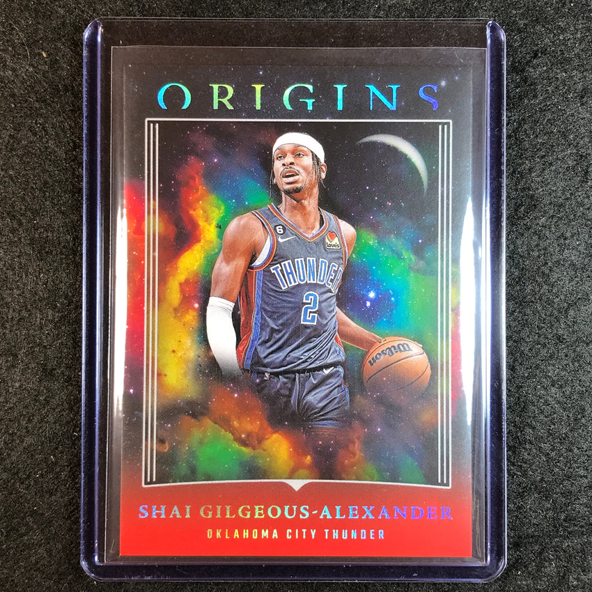 2023-24 Origins SHAI GILGEOUS-ALEXANDER Base Red No. 23