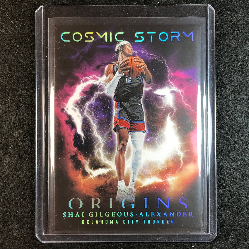 2023-24 Origins SHAI GILGEOUS-ALEXANDER Cosmic Storm Base No. 3