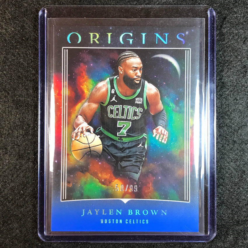 2023-24 Origins JAYLEN BROWN Base Blue 50/99 No. 3