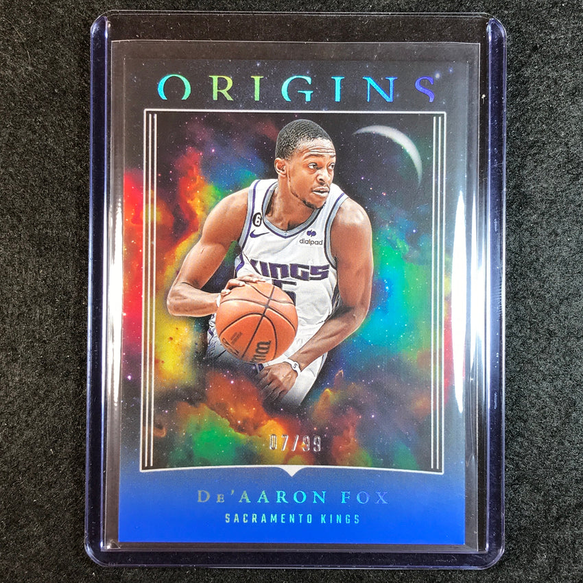 2023-24 Origins DEAARON FOX Base Blue 7/99 #15