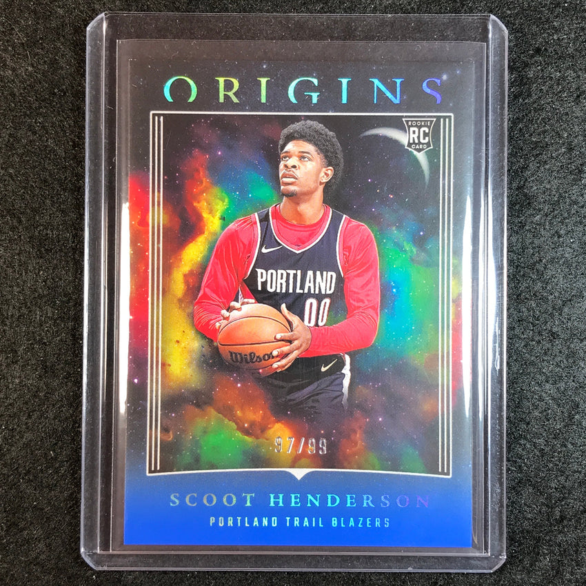 2023-24 Origins SCOOT HENDERSON Rookie Base Blue 97/99 No. 17