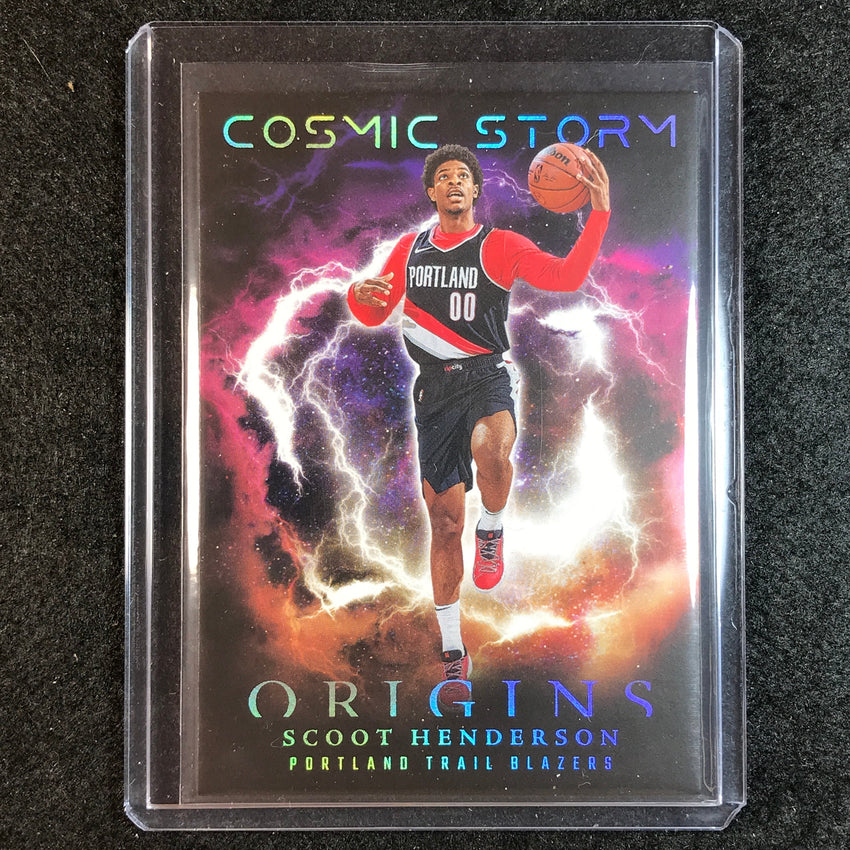 2023-24 Origins SCOOT HENDERSON Cosmic Storm Rookie Base No. 16