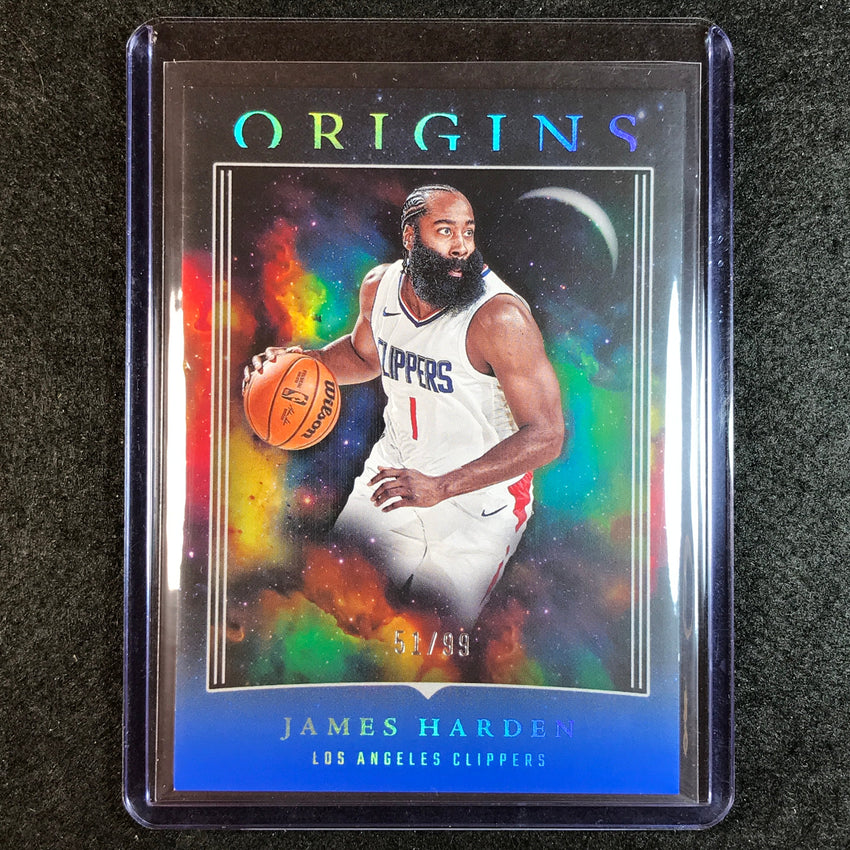 2023-24 Origins JAMES HARDEN Base Blue 51/99 #44