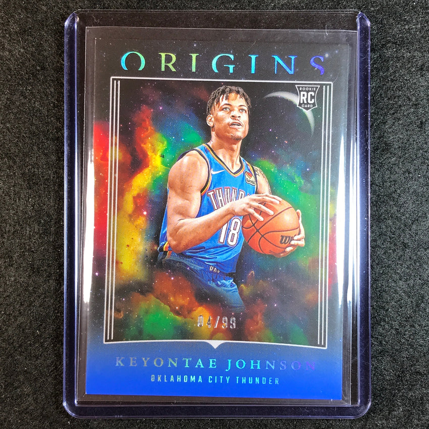 2023-24 Origins KEYONTAE JOHNSON Rookie Base Blue 4/99 #83-Cherry Collectables