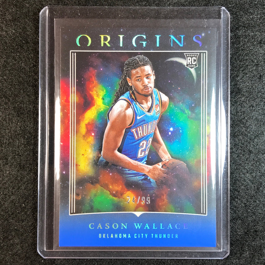2023-24 Origins CASON WALLACE Rookie Base Blue 24/99 No. 88