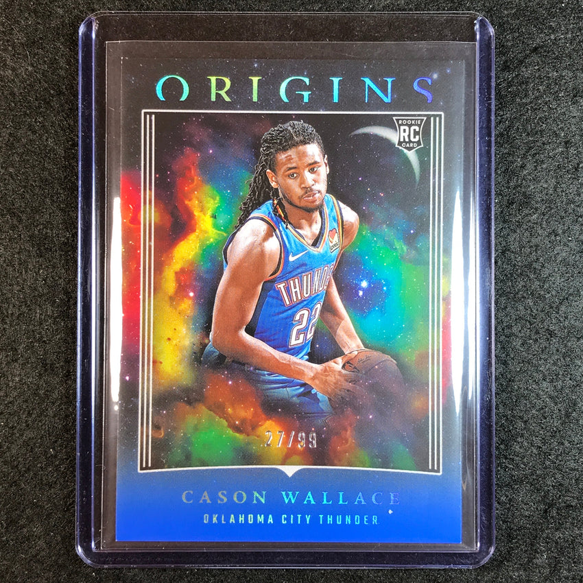 2023-24 Origins CASON WALLACE Rookie Base Blue 27/99 No. 88