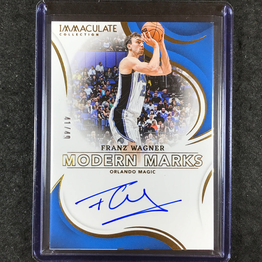2023-24 Immaculate FRANZ WAGNER Modern Marks Auto 41/49