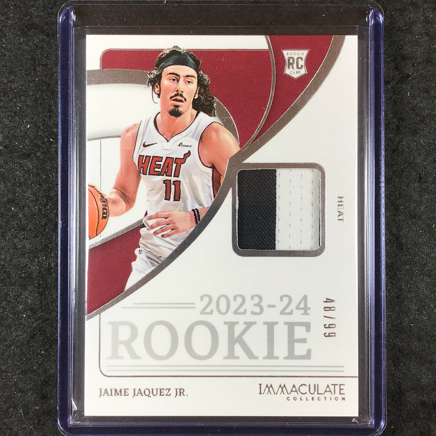 2023-24 Immaculate JAIME JAQUEZ JR. Base Rookie Patch Relic 48/99