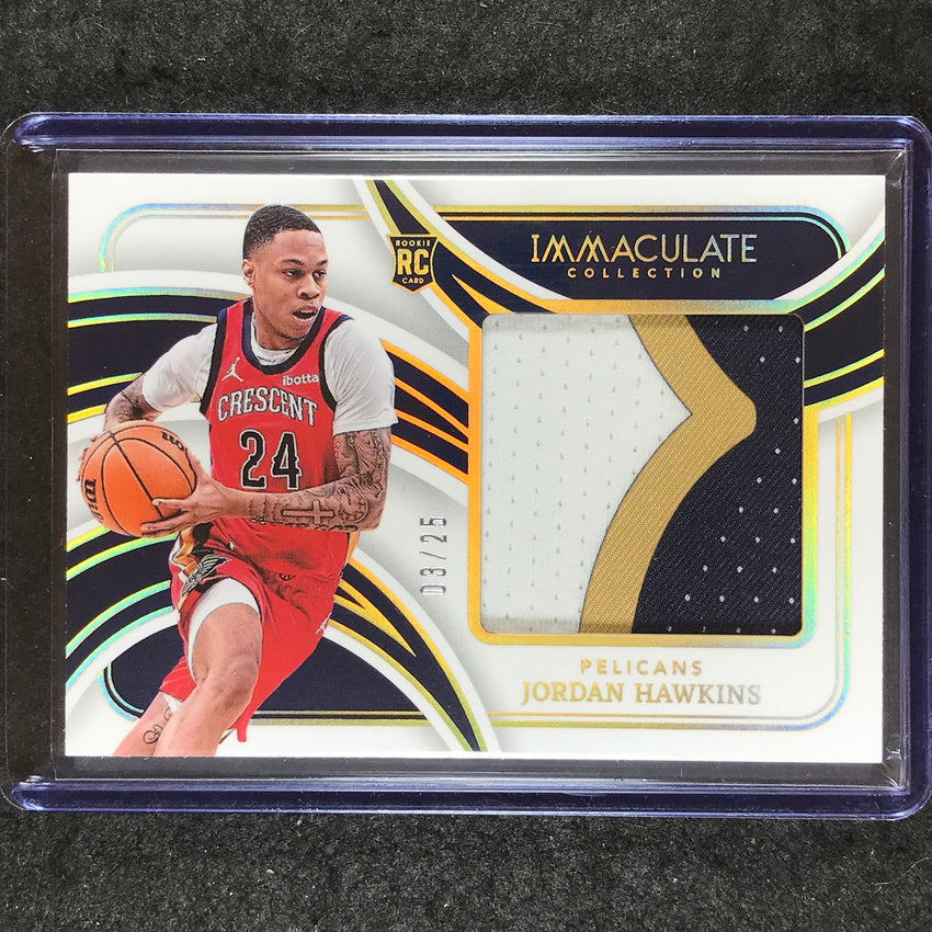 2023-24 Immaculate JORDAN HAWKINS Massive Memorabilia Rookie Patch Relic 3/25