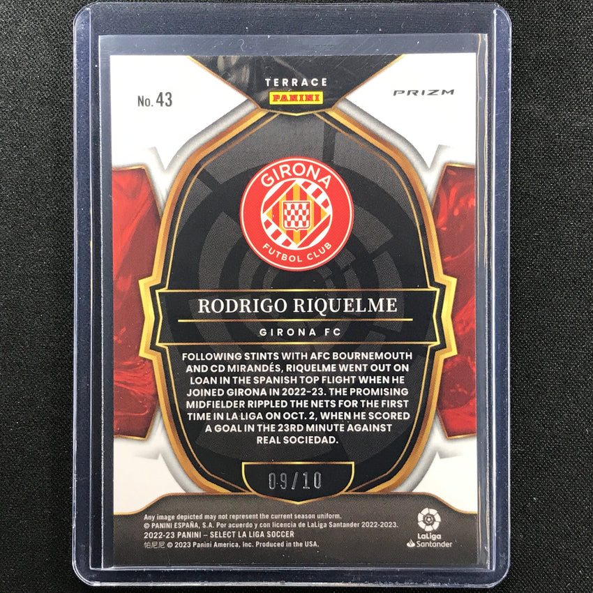 2022-23 Select La Liga Rodrigo Riquelme Terrace Rookie Gold Prizm 9/10