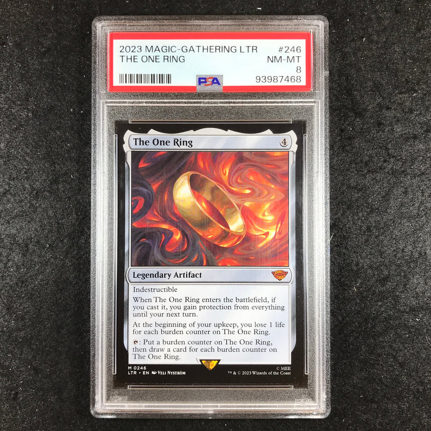 PSA 8 The One Ring - #246 - Mythic Lord of the Rings: Tales of Middle-earth 468