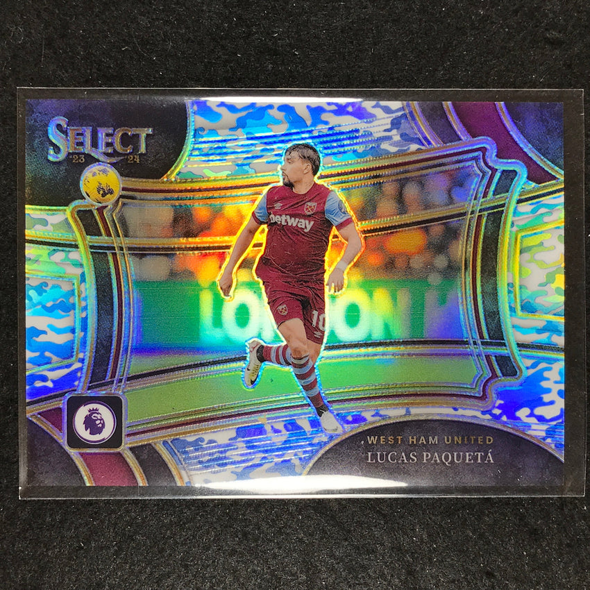 2023-24 Select EPL LUCAS PAQUETA Field Level Winter Camo 28/110 #219