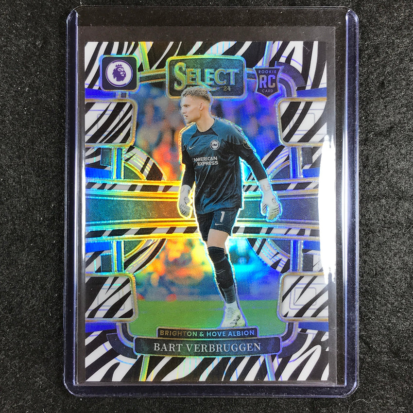 2023-24 Select EPL BART VERBRUGGEN Terrace Rookie Zebra 9/25 #24