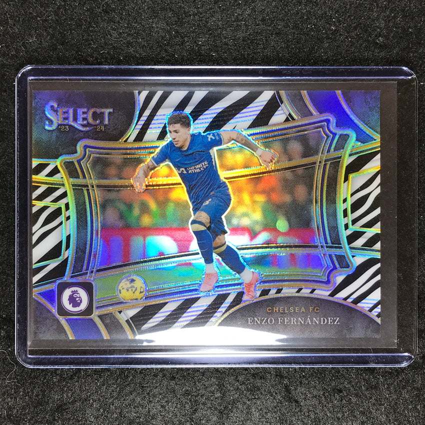 2023-24 Select EPL ENZO FERNANDEZ Field Level Zebra 14/25 #232