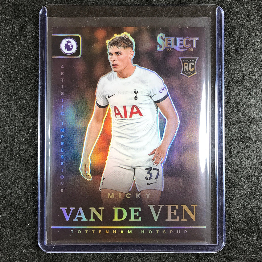 2023-24 Select EPL MICKY VAN DE VEN Artistic Impressions Rookie SSP #22