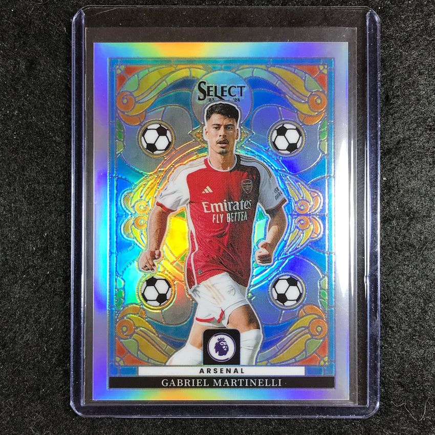2023-24 Select EPL GABRIEL MARTINELLI Stained Glass SSP #23
