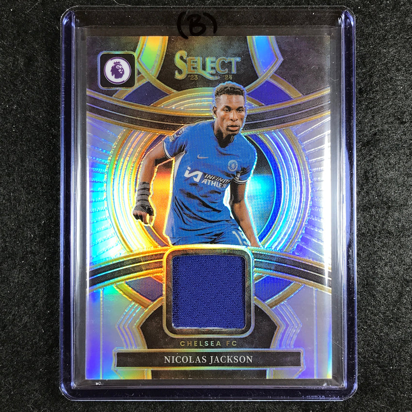 2023-24 Select EPL NICOLAS JACKSON Select Swatches Jersey Relic #NJ (B)