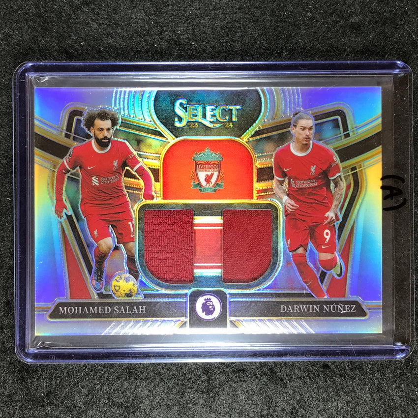2023-24 Select EPL MOHAMED SALAH DARWIN NUNEZ Dual Swatches Jersey #MD (A)