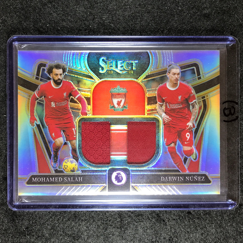 2023-24 Select EPL MOHAMED SALAH DARWIN NUNEZ Dual Swatches Jersey #MD (B)