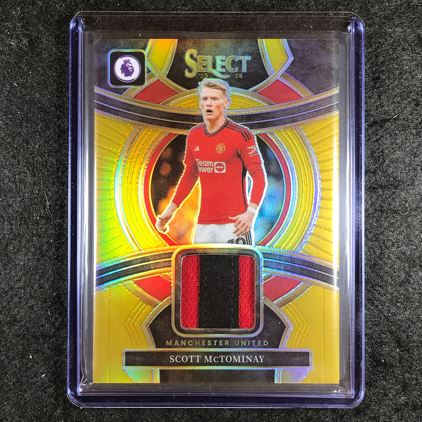 2023-24 Select EPL SCOTT MCTOMINAY Select Swatches Patch Relic Gold 9/10