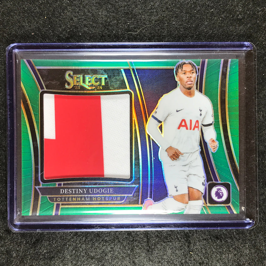 2023-24 Select EPL DESTINY UDOGIE Jumbo Swatches Patch Relic Green 2/5