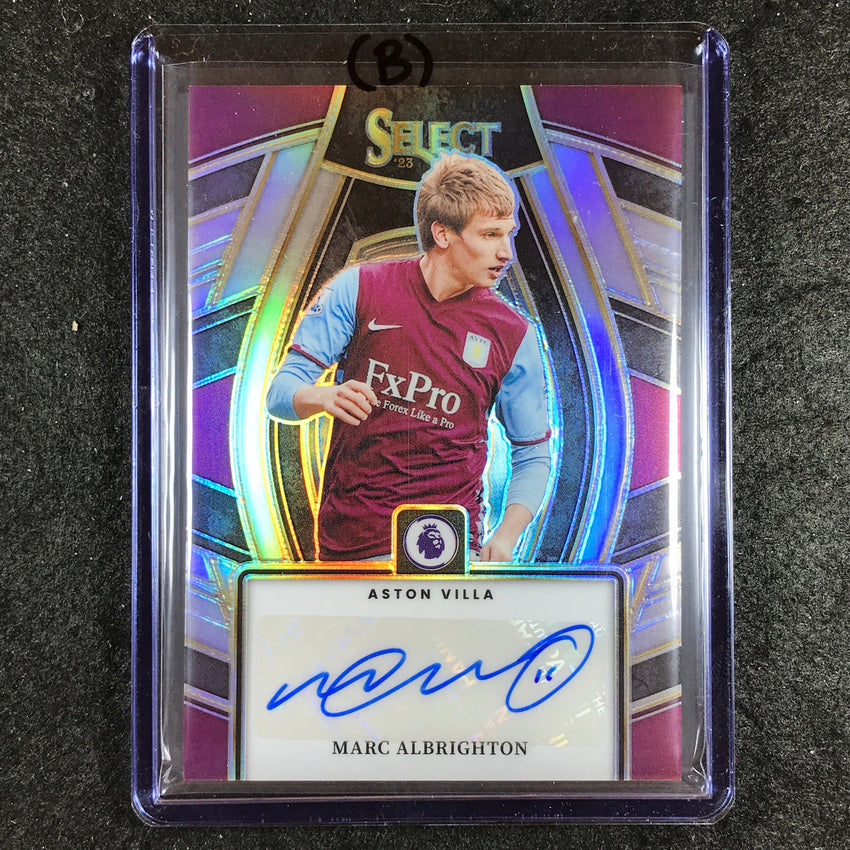 2023-24 Select EPL MARC ALBRIGHTON Select Signatures Auto #MA (B)