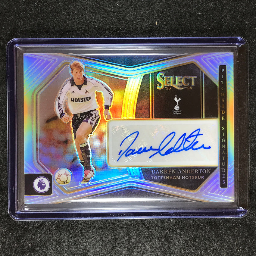 2023-24 Select EPL DARREN ANDERTON Pitchside Signatures Auto #DA