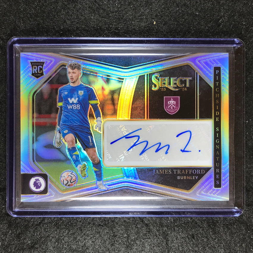 2023-24 Select EPL JAMES TRAFFORD Pitchside Signatures Rookie Auto #JT