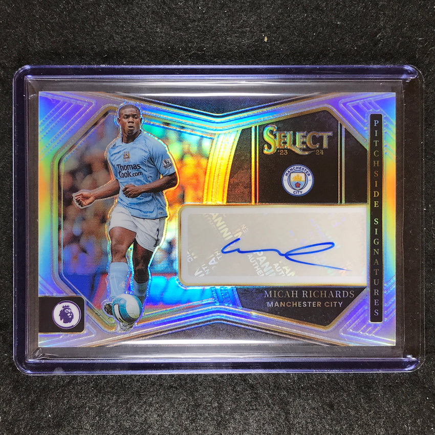 2023-24 Select EPL MICAH RICHARDS Pitchside Signatures Auto #MR