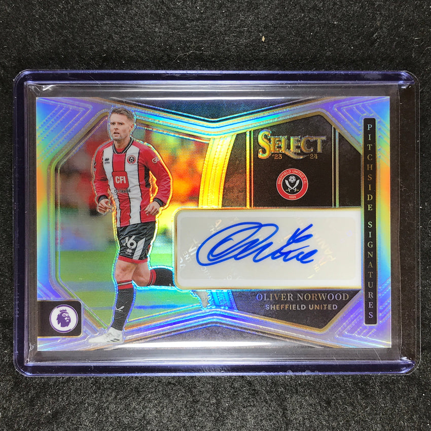 2023-24 Select EPL OLIVER NORWOOD Pitchside Signatures Auto #ON