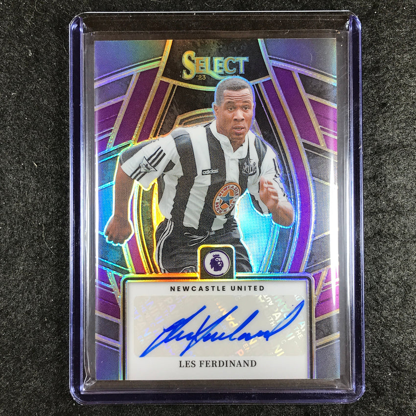 2023-24 Select EPL LES FERDINAND Select Signatures Auto Purple 49/49