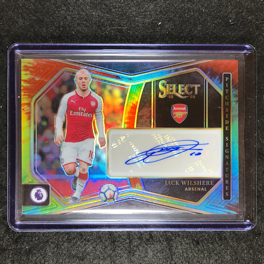 2023-24 Select EPL JACK WILSHERE Pitchside Signatures Auto Tie-Dye 10/25