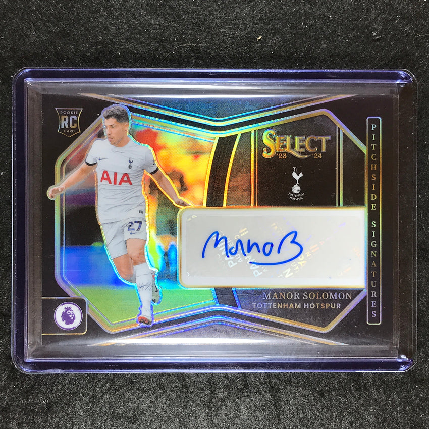 2023-24 Select EPL MANOR SOLOMON Pitchside Signatures Rookie Auto Black 1/1
