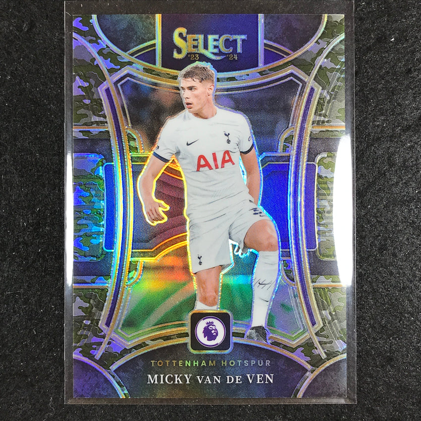 2023-24 Select EPL MICKY VAN DE VEN Mezzanine Camo 35/175 #187