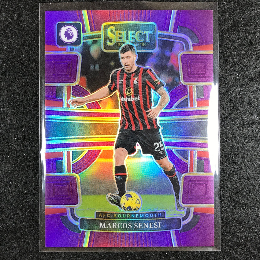 2023-24 Select EPL MARCOS SENESI Terrace Purple 59/149 #5