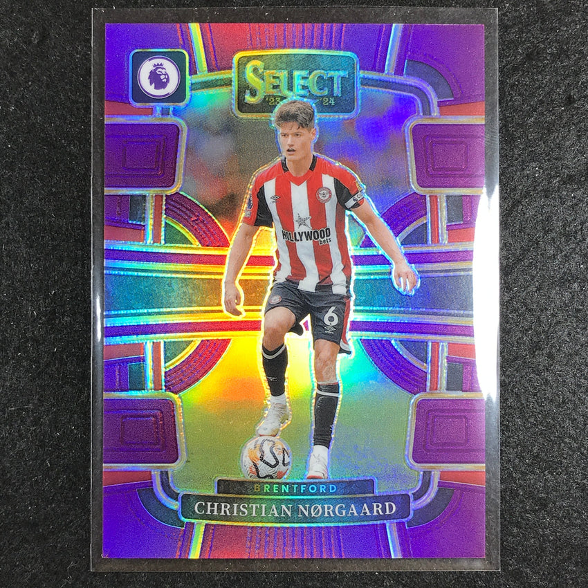 2023-24 Select EPL CHRISTIAN NORGAARD Terrace Purple 42/149 #17