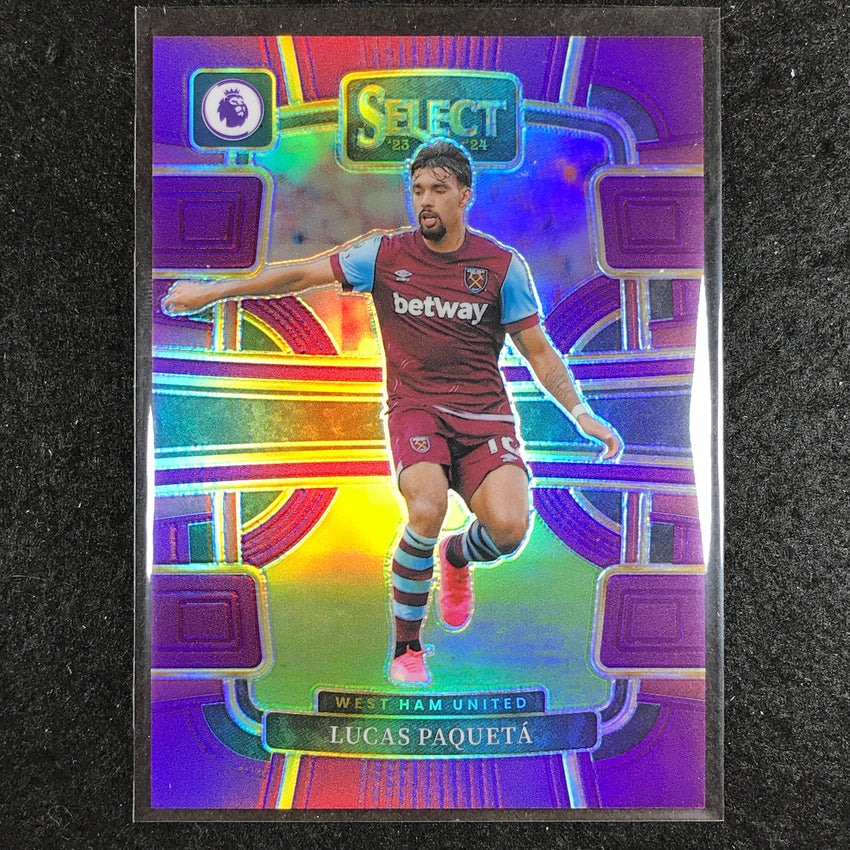 2023-24 Select EPL LUCAS PAQUETA Terrace Purple 143/149 #91